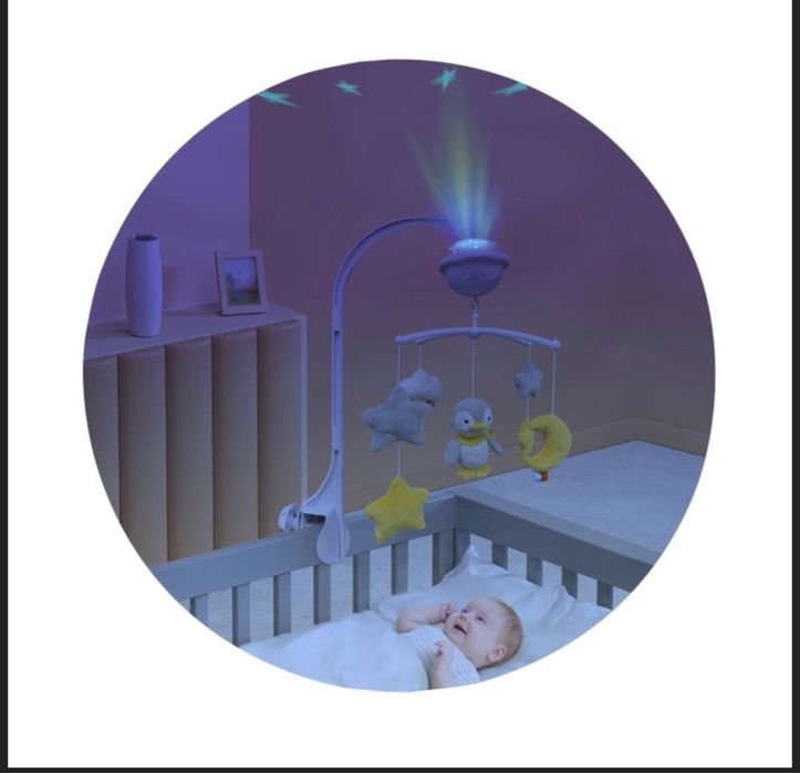 Музикална играчка с проектор „Пингвинче“ – Chipolino