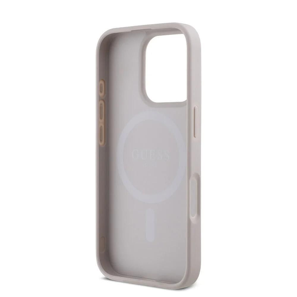 Guess hardcase 4g classic magsafe кейс за iphone 16 pro max – розов