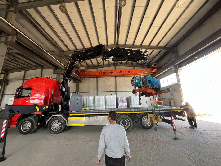Транспортни услуги с камион и кран за София и страната