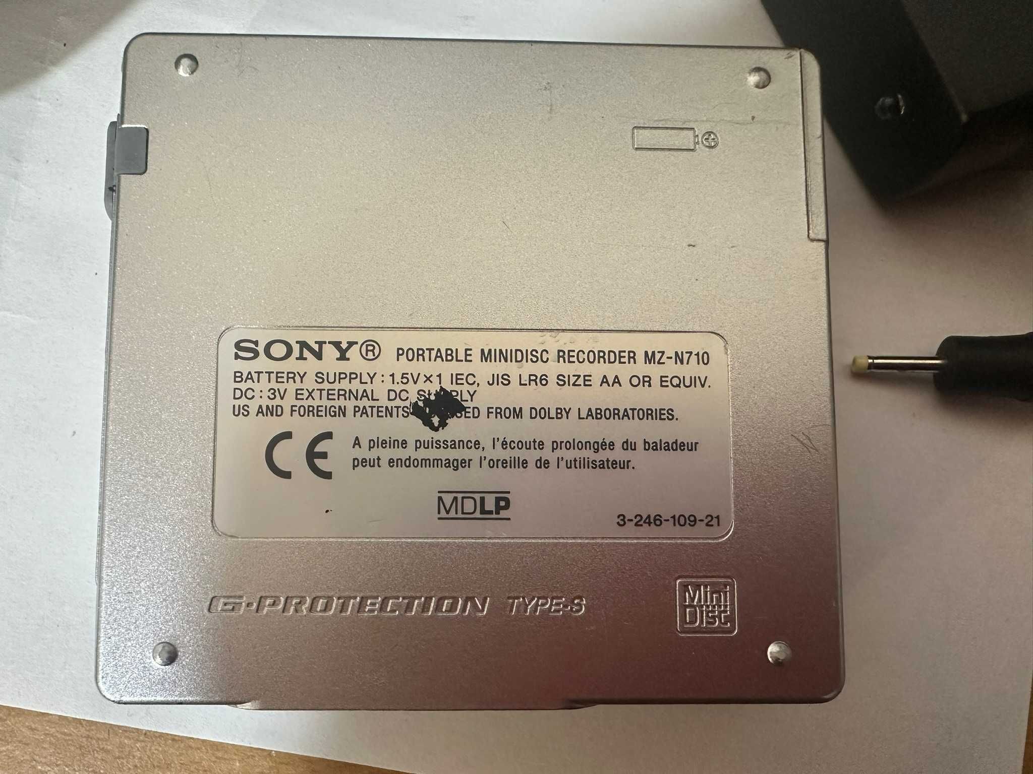 minidisc recorder sony mz-n710
