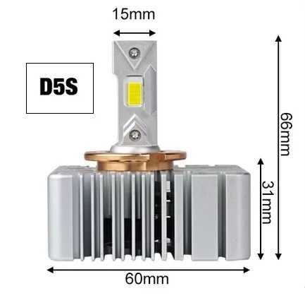 Лед крушки №3657-5 Led-Xenon-D5S -Canbus- D-serie - 2 бр.