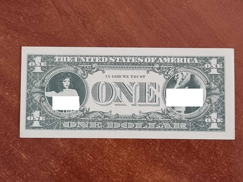 $1 Fantasy Banknote / USA Gag Note - bancnote 1 dolar de colectie 1969