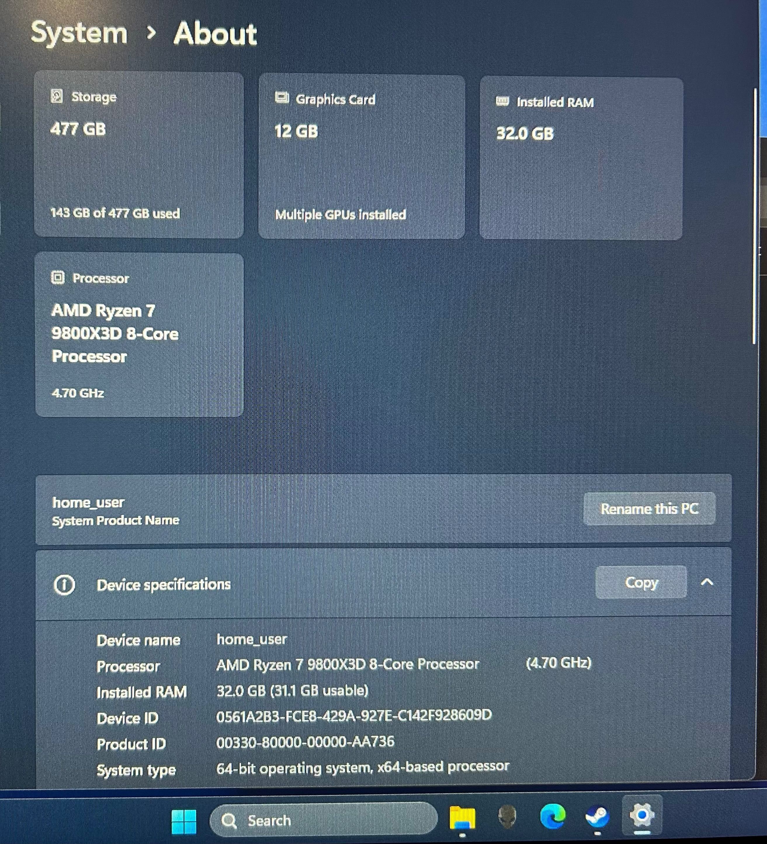 ТОП геймърски сетъп: Ryzen 7 9800X3D + RTX 5070 + Alienware 500Hz