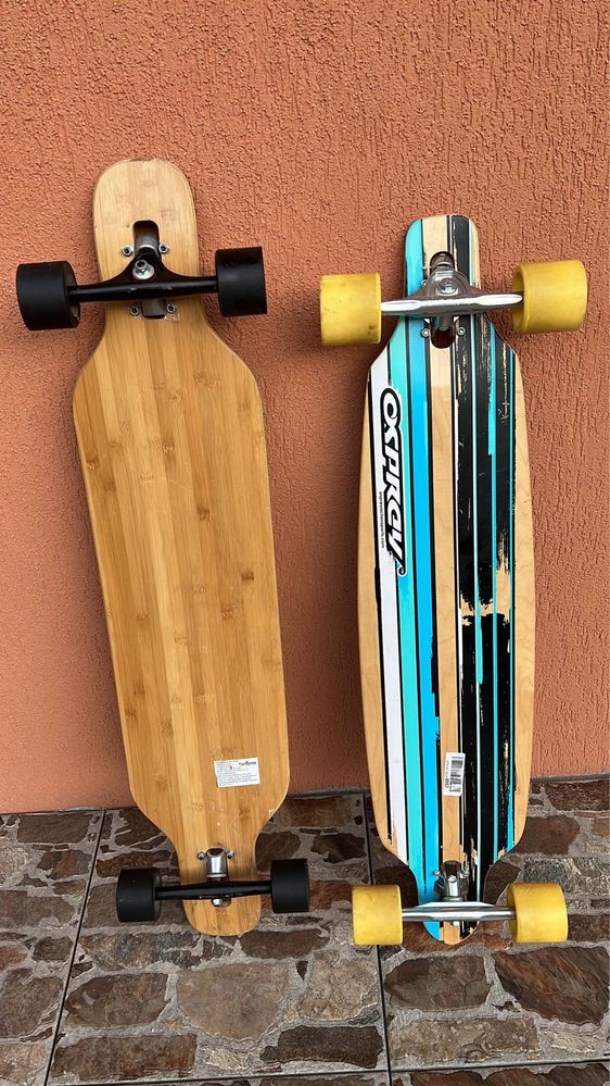 Longboard Osprey din bambus