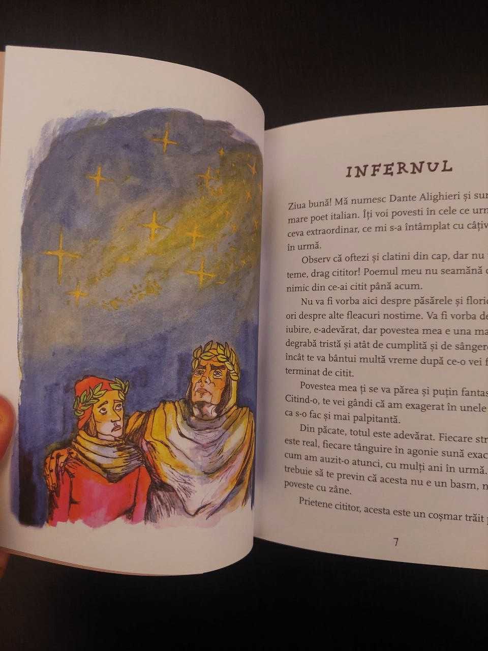 Infernul (Dante Aligheri), repovestita, ilustrata, stare noua
