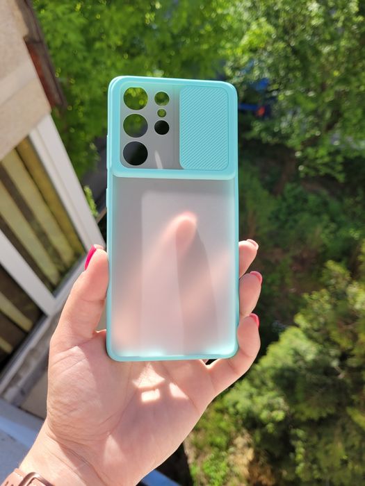 Husa silicon cu protecție camera compatibil Samsung S21 ; S21 Plus ; S