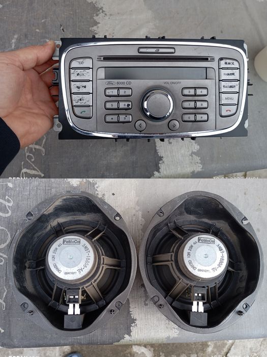 Difuzoare și radio cd Ford focus 2