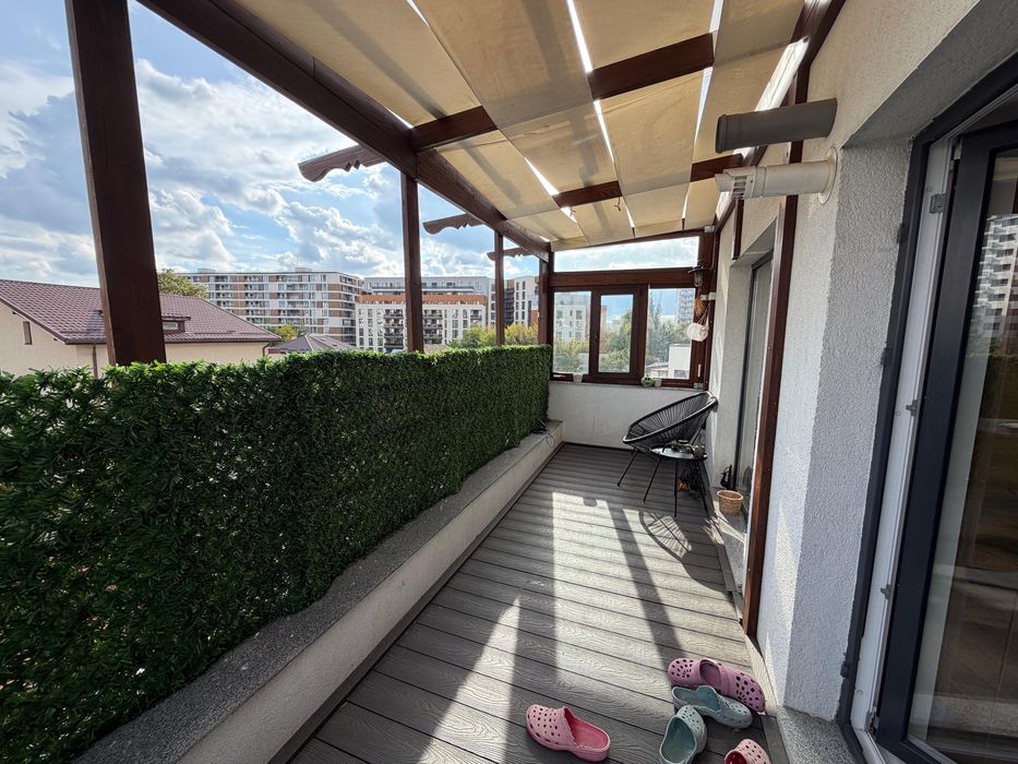 Apartament 3 camere+terasa 31 mp+2 locuri parcare subteran+ boxa