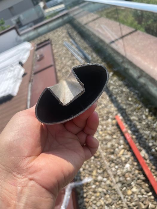 Mana curentă/balustradă inox masiv la 6 m