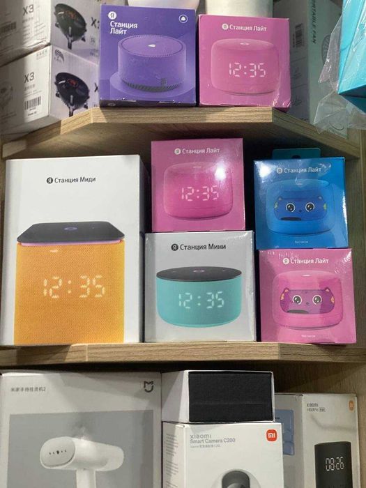 Умная колонка Яндекс Станция Лайт 2, с Алисой и Часами Рассрочка!!