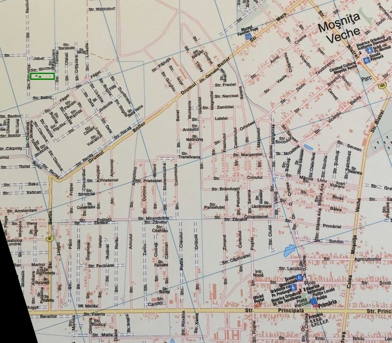 PF vând parcelă colț cu 2 fs, locuință+servicii, lângă Drumul Boilor