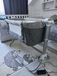 Бебешко легло-люлка Kikkaboo Sway Me с люлеещ механизъм и дистанционно
