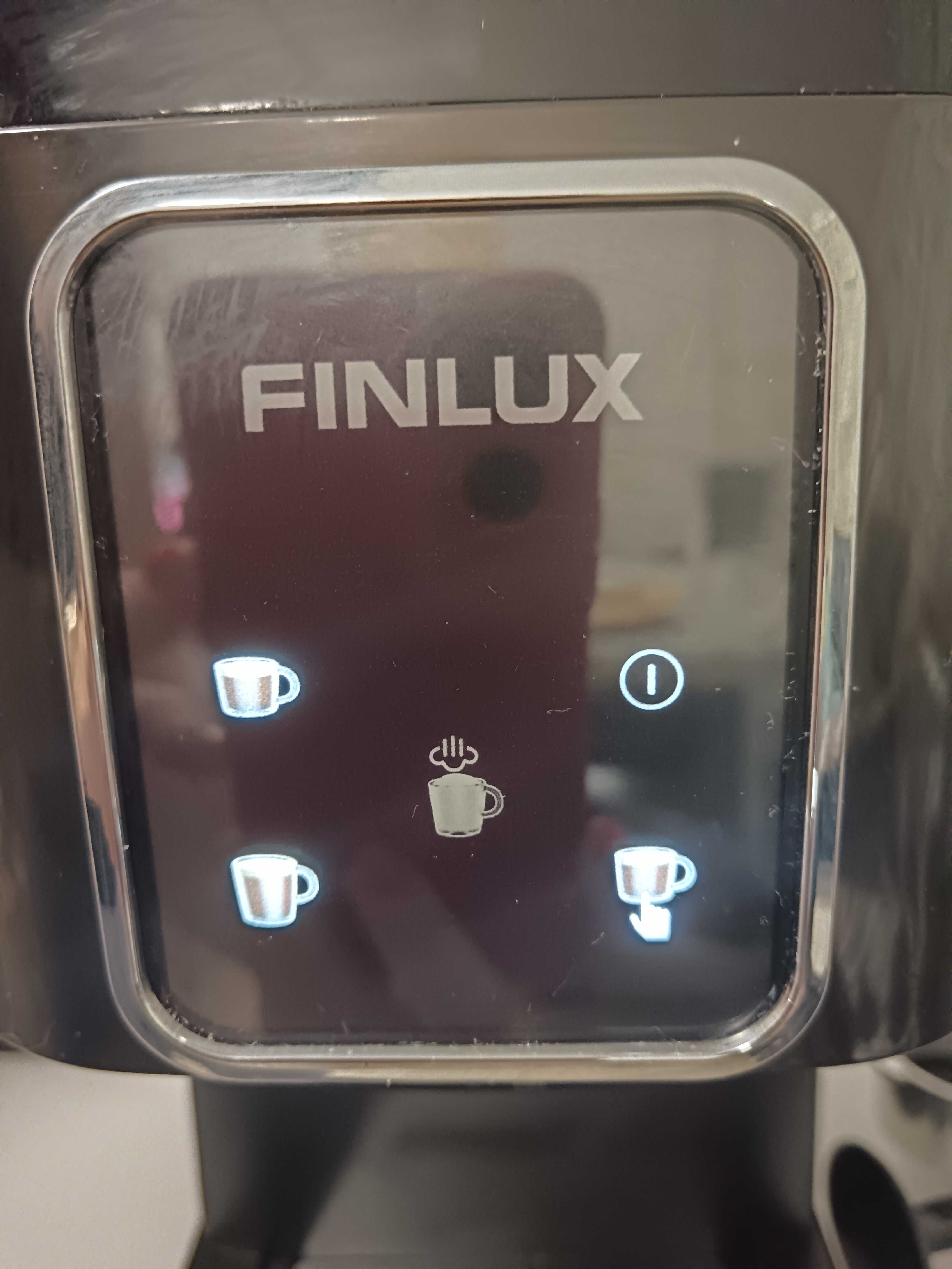 В ГАРАНЦИЯ - НОВА Кафемашина Finlux FEM-1698 Black , 1100 W, 20 Bar