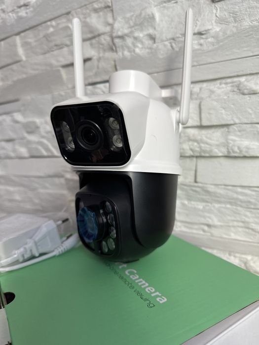 Wi Fi двойна камера 8MP 4K ULtraHD + Карта памет 64GB