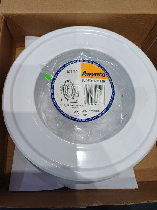 Flansa metalica pt sistem de ventilație hota 110mm Awenda