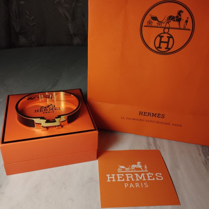HERMES H click bracelet