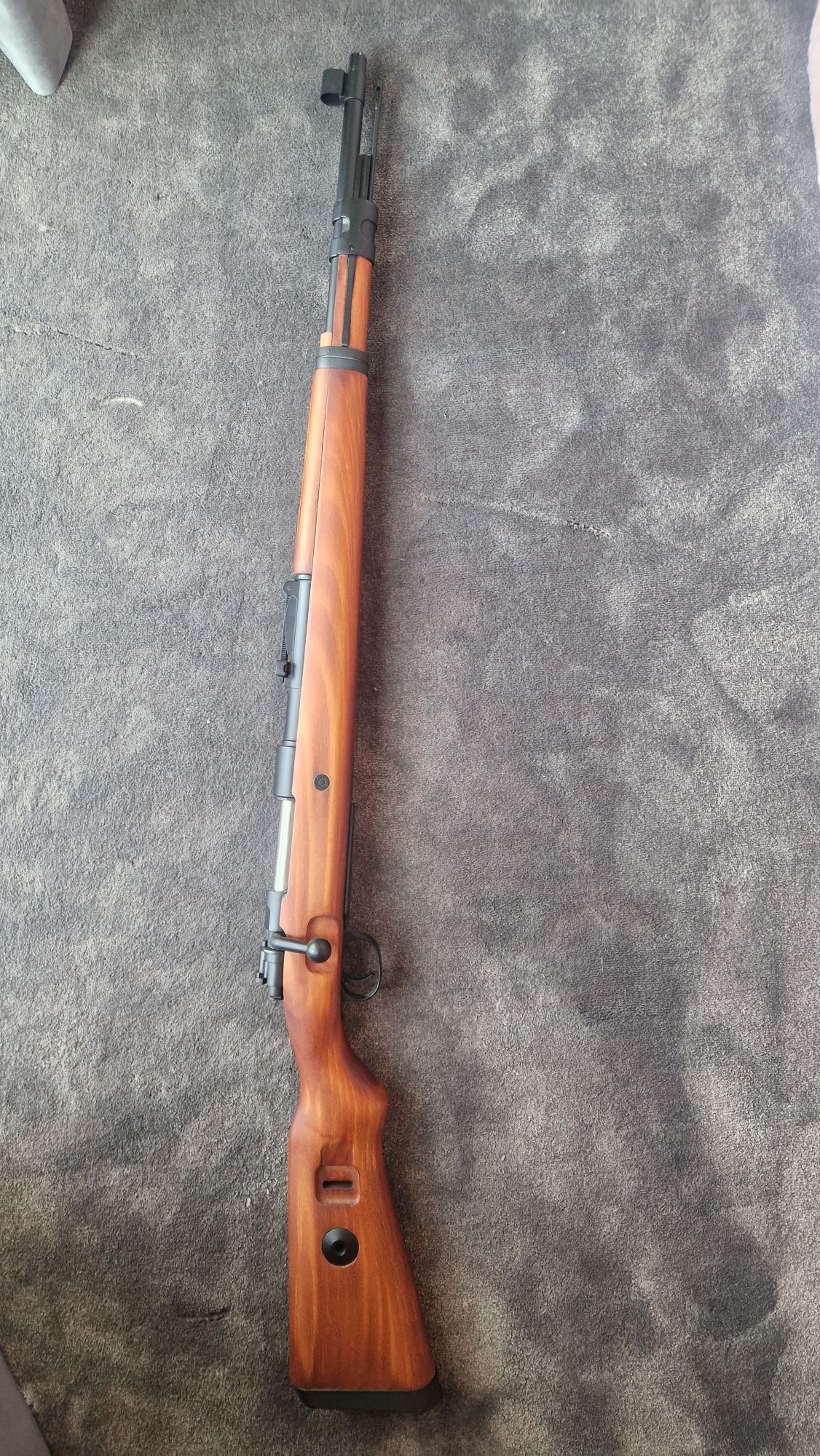 Replica pusca Airsoft Kar98K, lemn real, stare ireprosabila