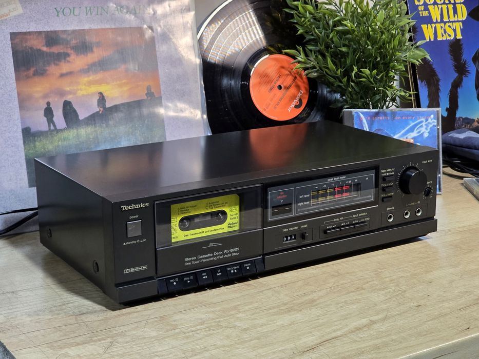 Casetofon deck TECHNICS RS-B205, stereo hifi retro