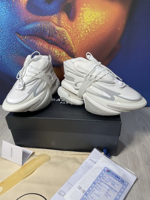 Adidasi Balmain Unicorn piele naturala Premium Full Box