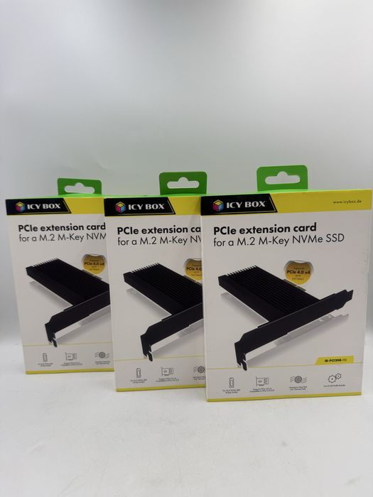 Placa de expansiu PCIe, ICY BOX, Conector SSD, Negru Sigilat P