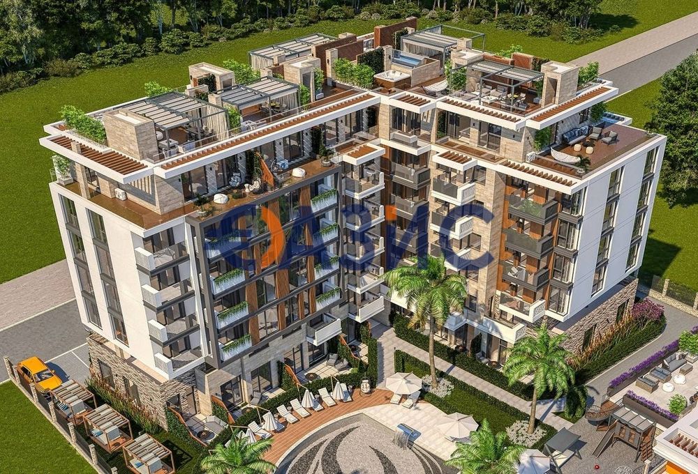 Продава се Едностаен апартамент в к.к. Слънчев бряг - 32 кв.м за 1052 €/кв.м - Снимка #2