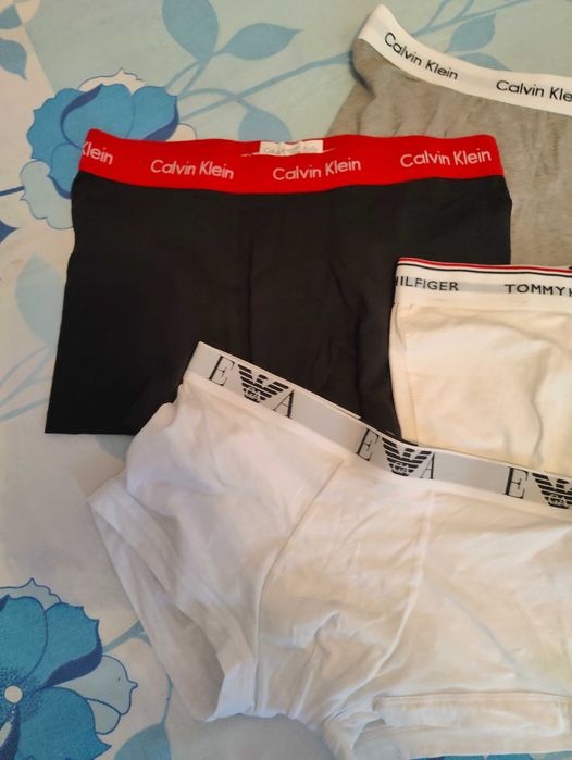 Chiloti Calvin klein, Tommy Hilfiger si Emporio Armani