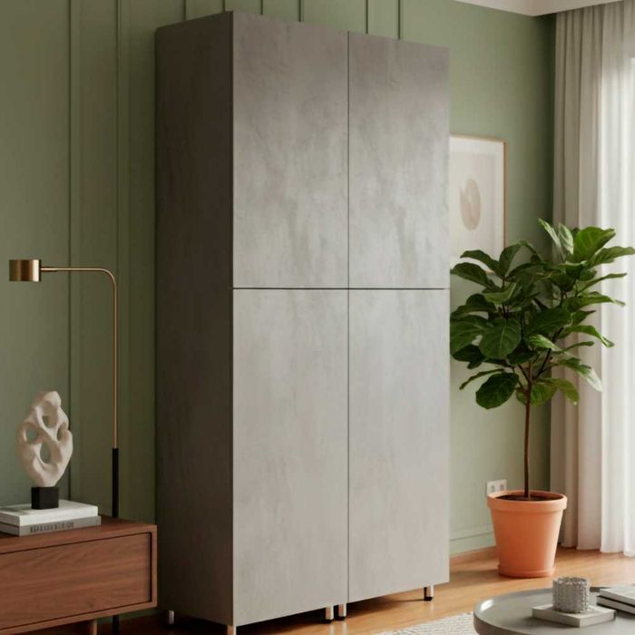 Акция! ШКАФ ЛОФТ / SHKAF LOFT / Серый шкаф / Kiyim shkafi / Шкаф