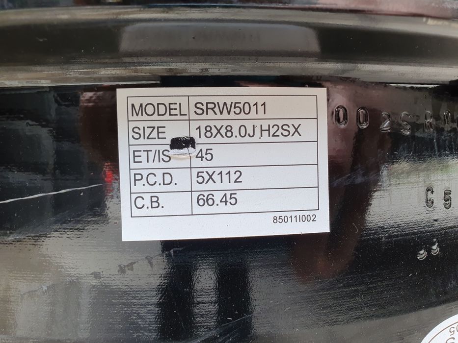 4бр. лети джанти SRW 5x112 18"