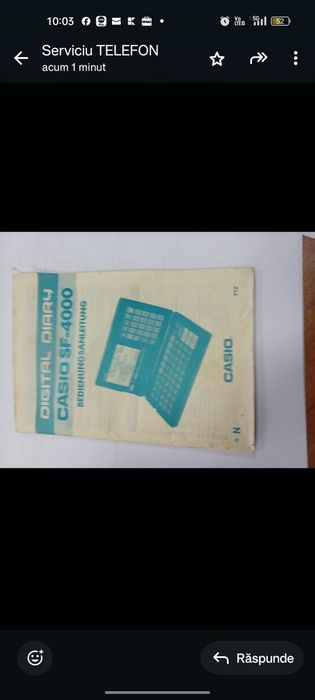 Agenda CASIO SF 4000