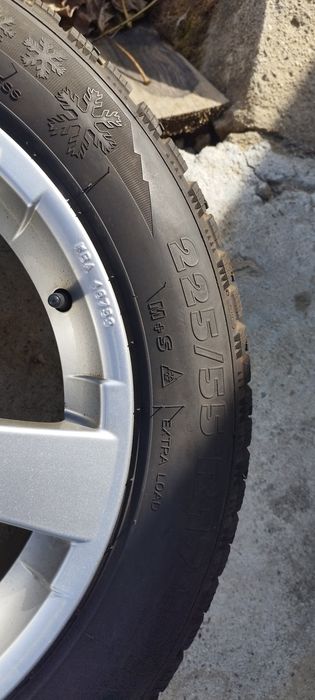 Алуминиеви джанти с гуми за audi q3  vw/mercedes 17 цола 5x112