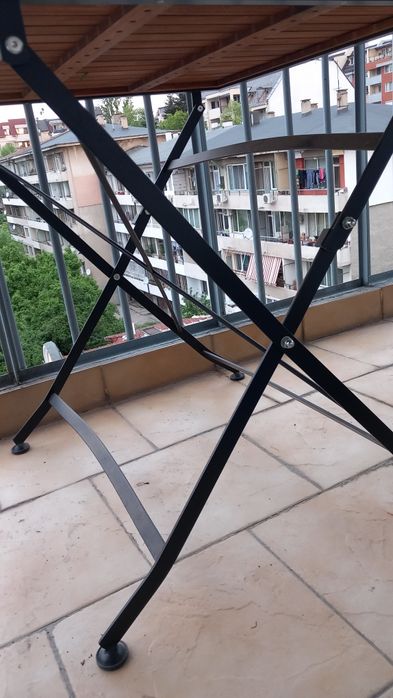 Градинска маса SunFun Moni - 75х75 см, сгъваема