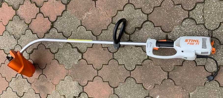 Електрически тример STIHL FSE 71 Made in Austria Машинката работи уник