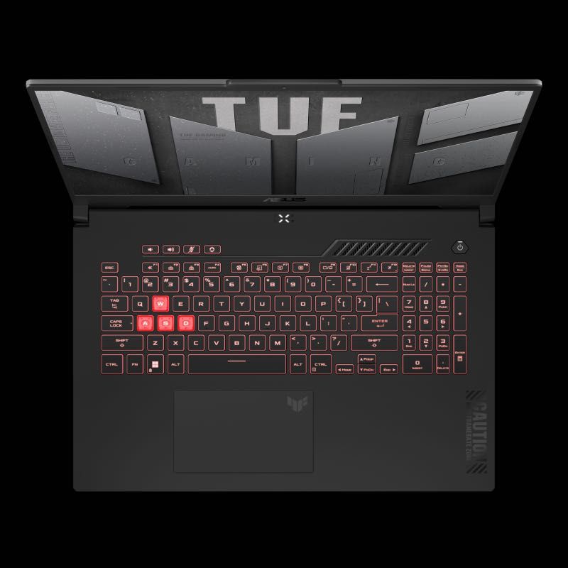 Лаптоп ASUS TUF Gaming A17– AMD Ryzen 9 / RTX 4070 / 17.3" WQHD 240Hz