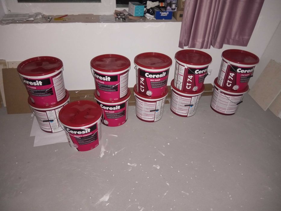 Tencuiala decorativa siliconica Ceresit CT74