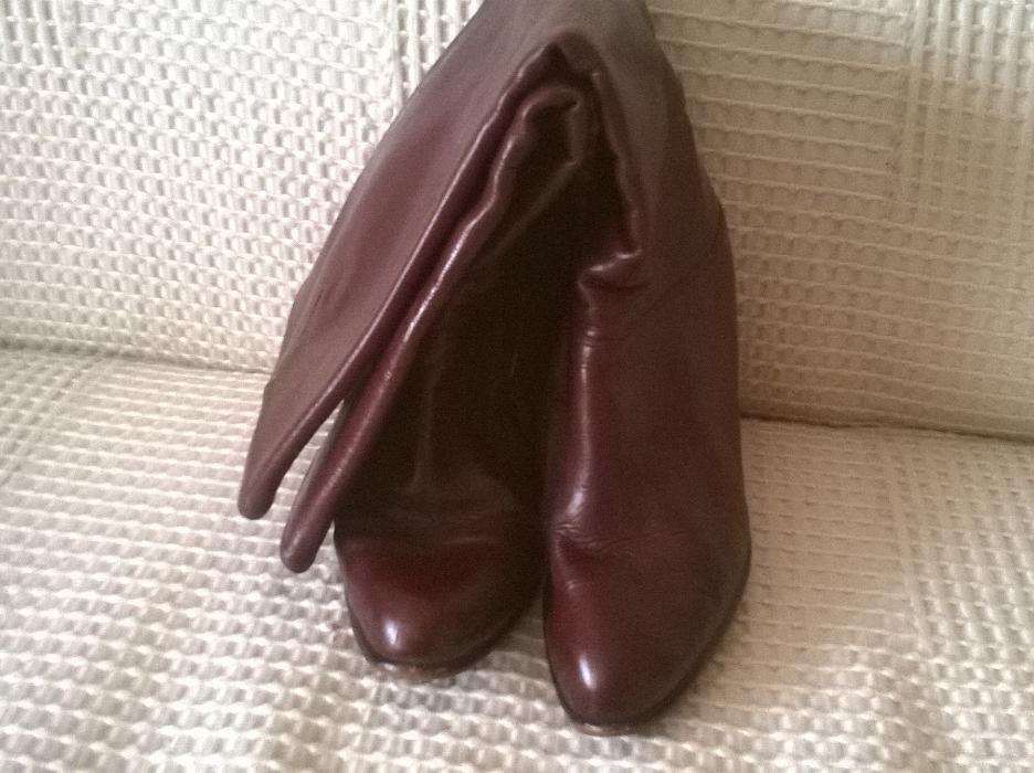 Cizme bordo piele naturala nr.38