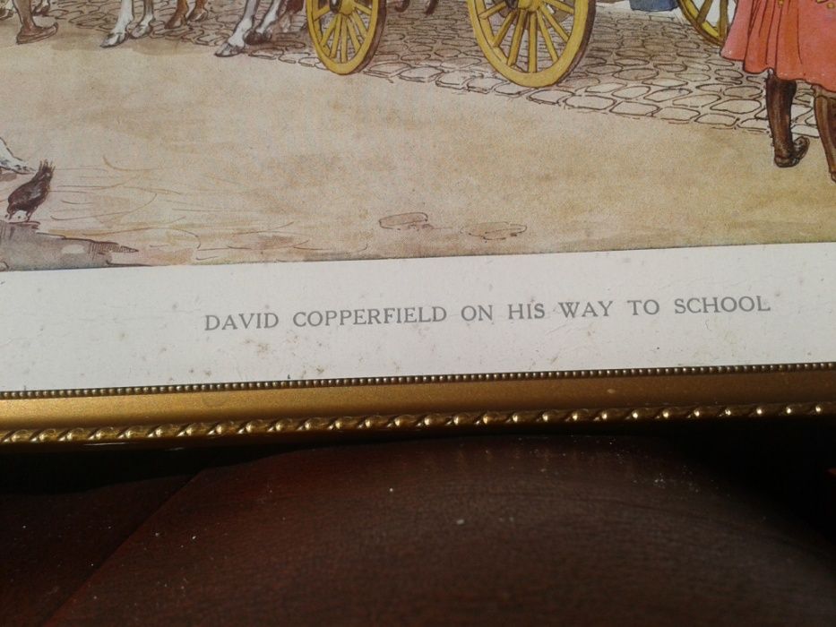 Litografie "David Copperfield"