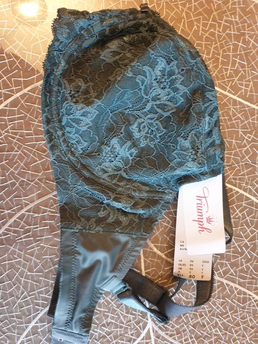 НОВ Дантелен сутиен Triumph  Amourette Charm с цели чашки -80 F
