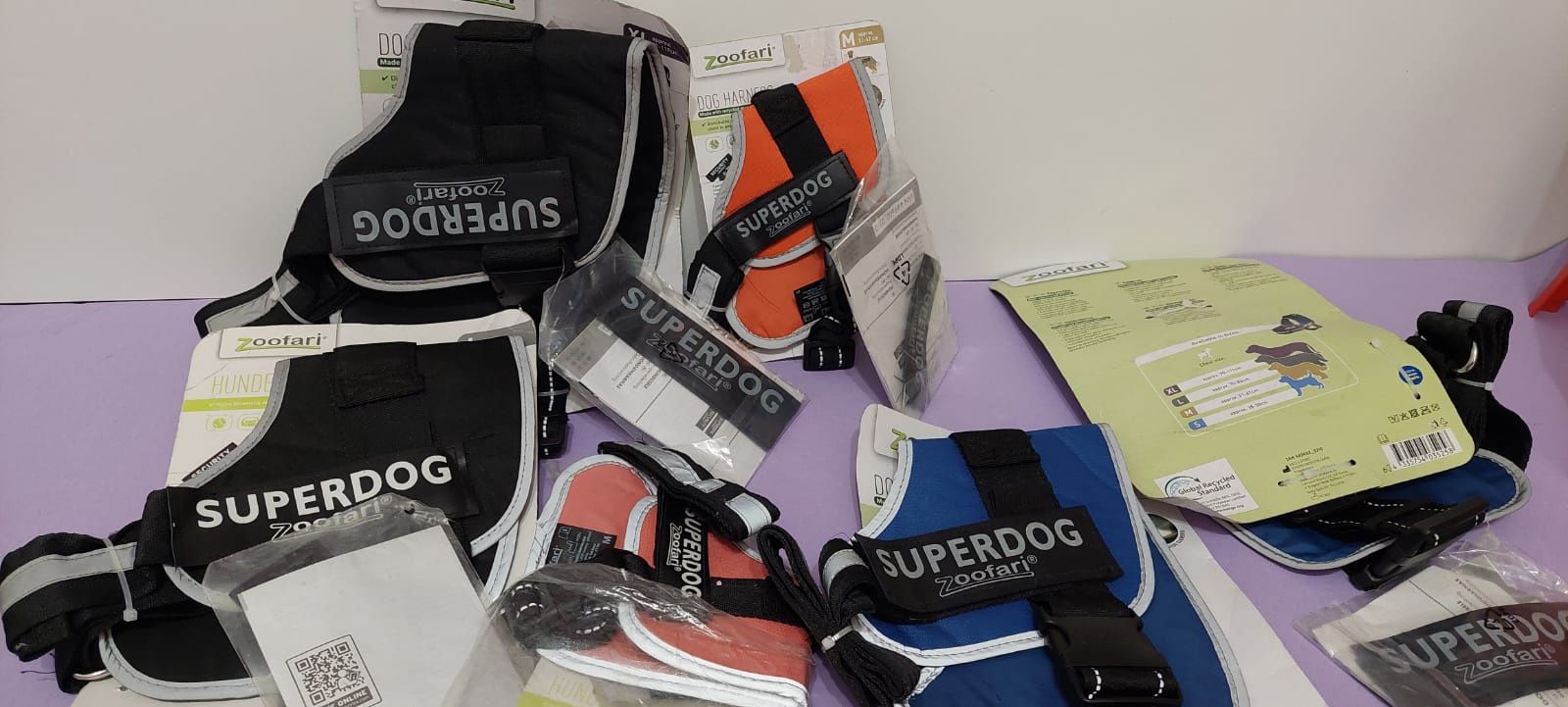 Hamuri pentru catei Superdog noi marimi XS-XL