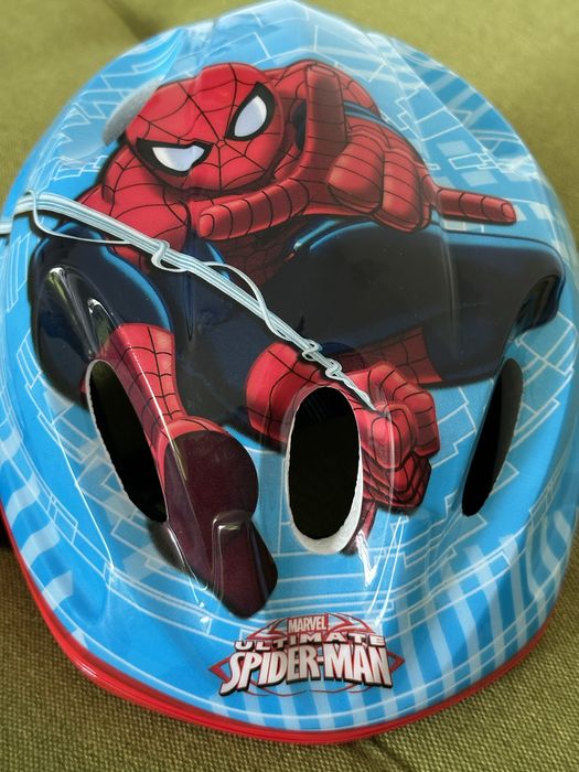 Casca de protectie SpiderMan, 3-6 ani, 52-56 cm