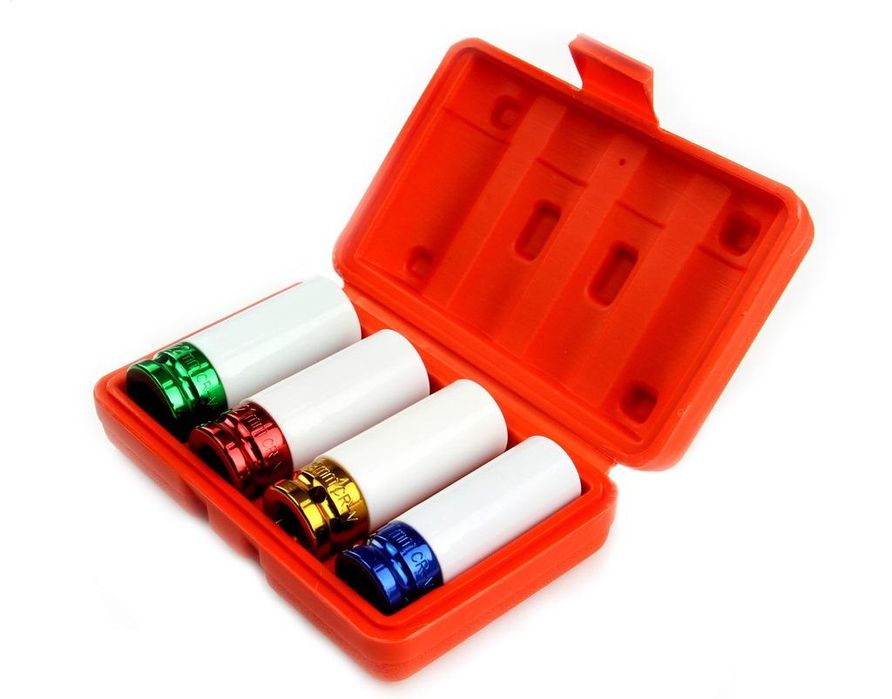 комплект вложки ударни за алуминиеви джанти 1/2 (17,19,21,22mm) ...