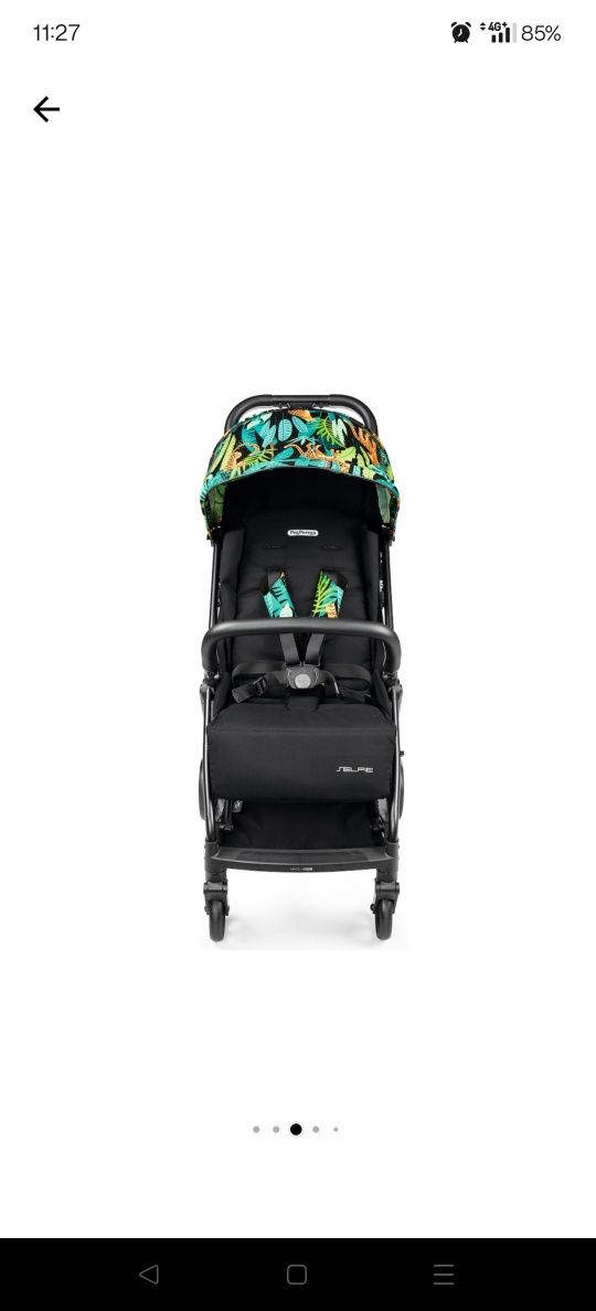 Carucior sport Peg Perego selfie jaguar