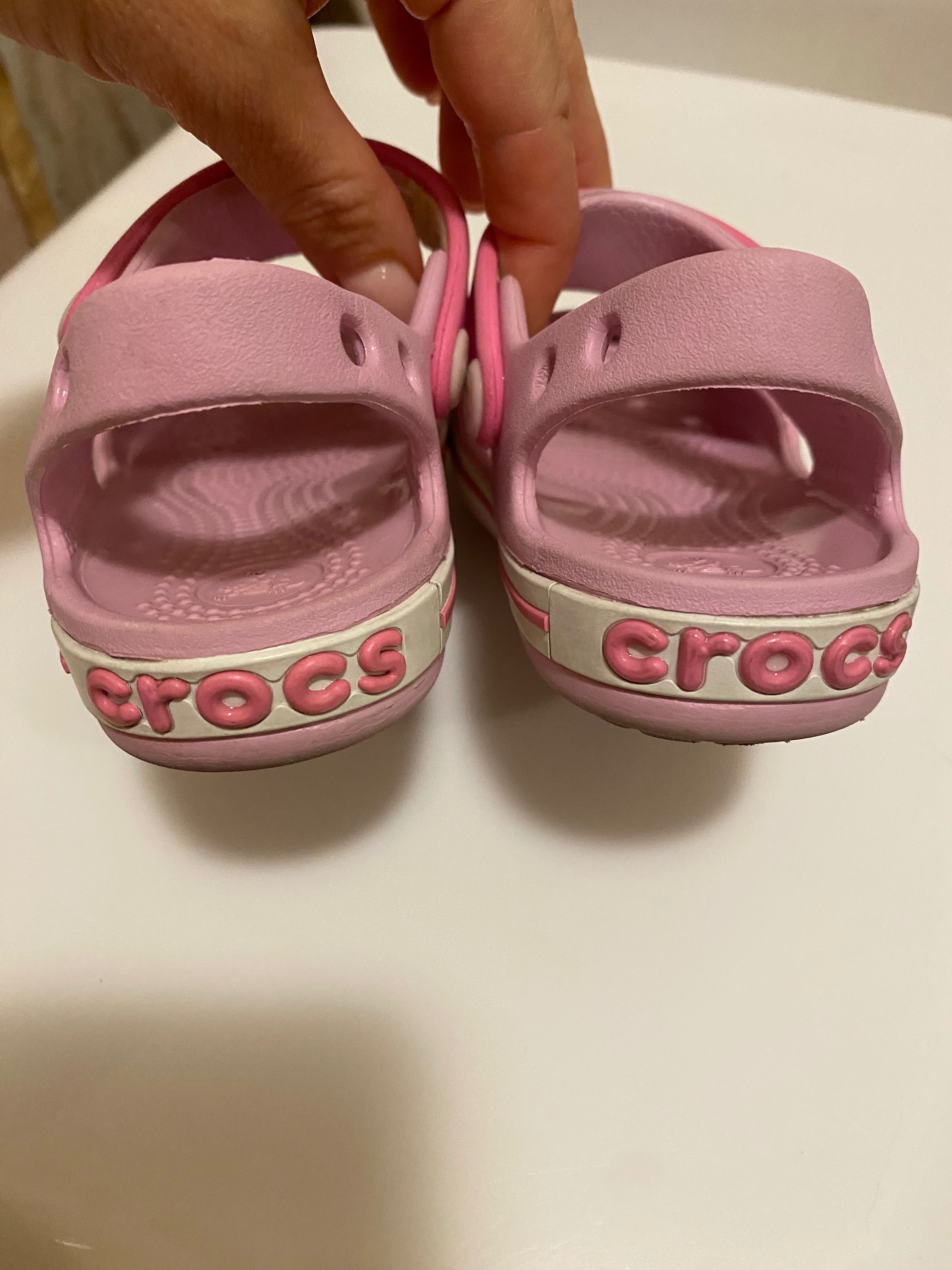 Розови сандали Crocs, номер C7 (23-24).