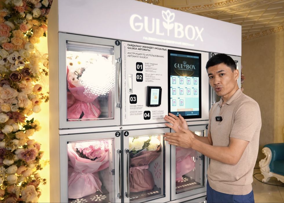 Готовый Цветочный Бизнес Без Продавцов - постамат GulBox с букетами