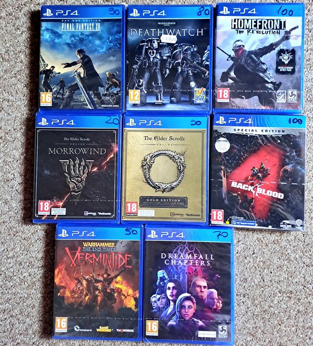 Lot jocuri ps4 SIGILATE mai am si altele sh