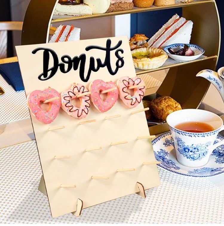 Suport pentru Gogosi donuts din lemn