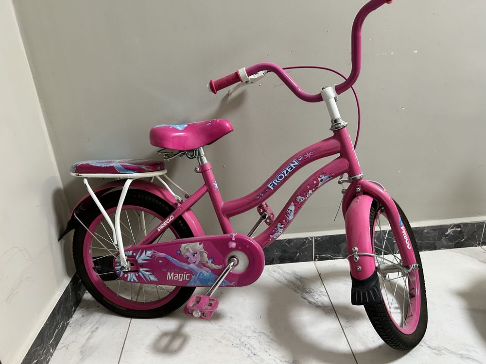 Розовый велосипед детский для девочек