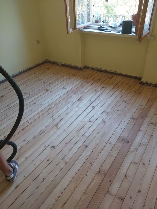 Циклене на паркет и дюшеме