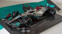 Macheta Mercedes AMG W13 Russell Formula 1 2022 - Bburago 1/43 F1