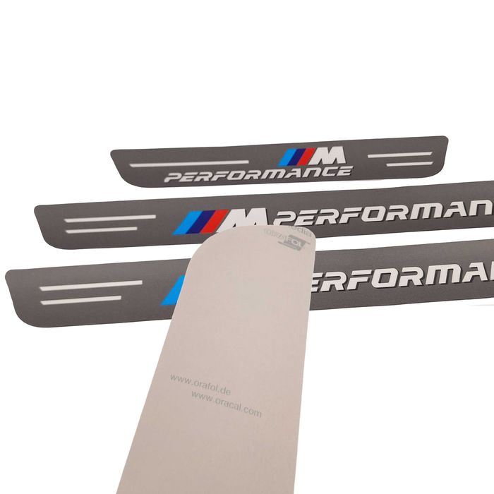 Set 4 stickere protectie praguri BMW MPerformance