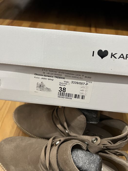 Дамски боти KARINO 38 номер
